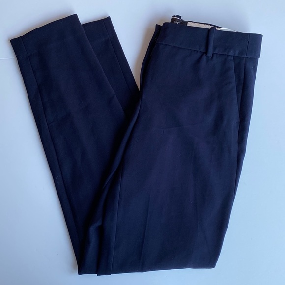 J. Crew Cameron Navy Pants 8 Tall - Picture 2 of 6